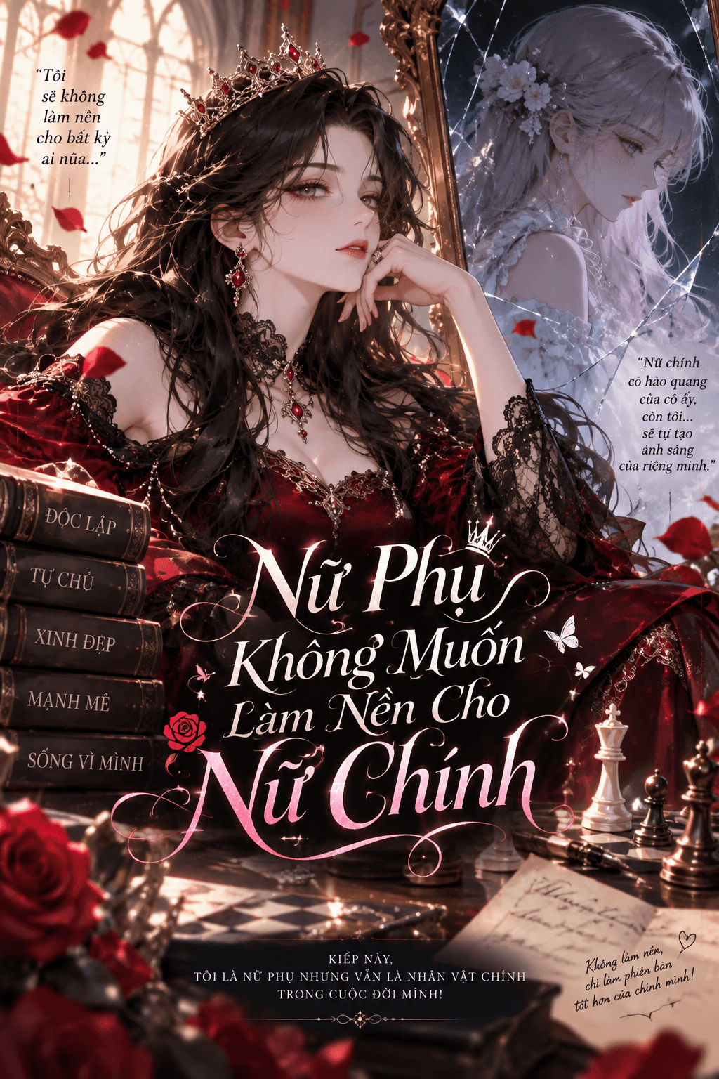 Bìa Nữ Phụ Không Muốn Làm Nền Cho Nữ Chính